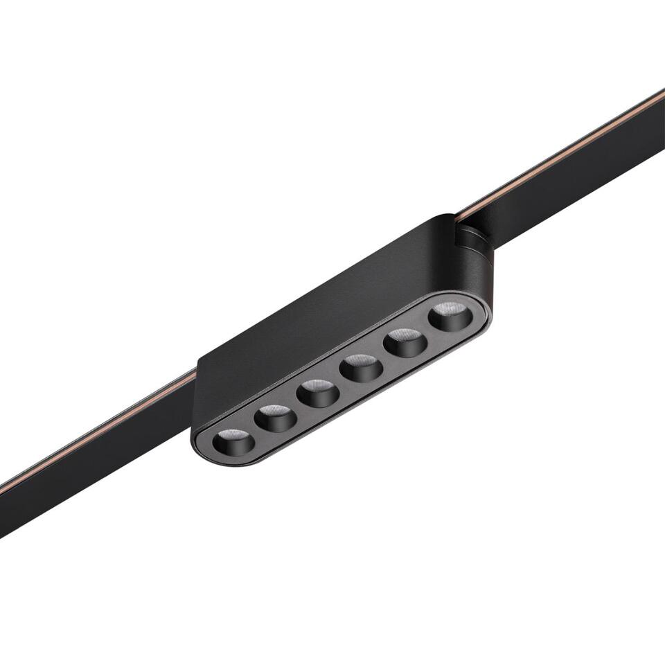 Фото №8  NOVOTECH 359458 SHINO NT24 098 черный Трековый смарт-светильник для низковольтного шинопровода с двумя режимами работы IP20 LED 6W 24V 3000-6000K EASY