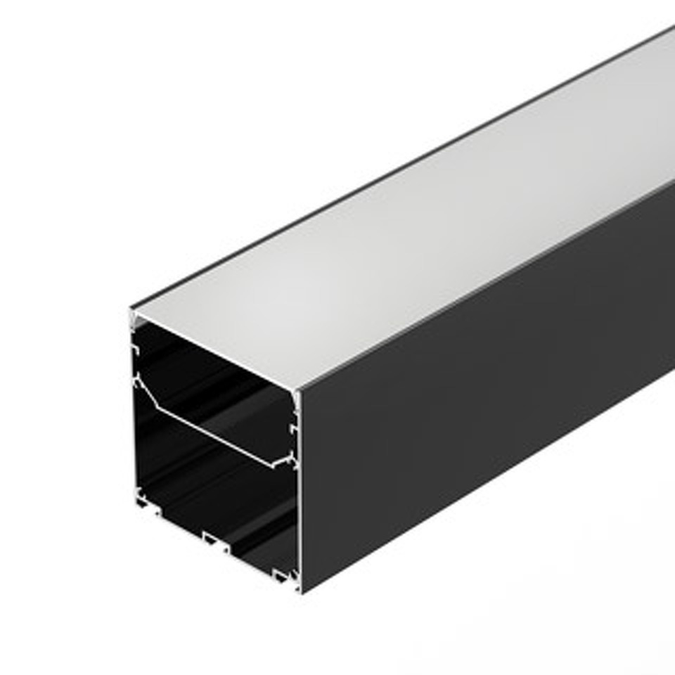 Фото №1  Arlight Профиль LINE-S-7575-2500 BLACK ( Алюминий)