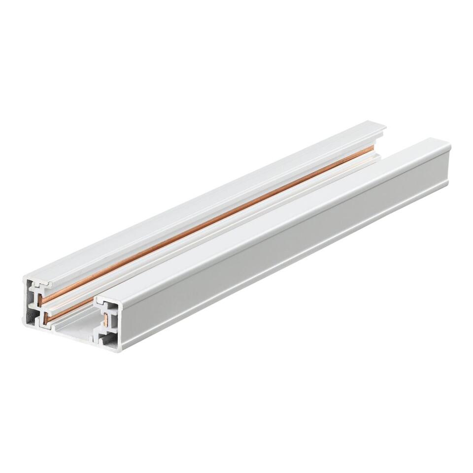 Фото №2  NOVOTECH 135002 PORT NT18 208 белый Однофазный трехжильный шинопровод с токопроводом и заглушкой, 2м IP20 220V