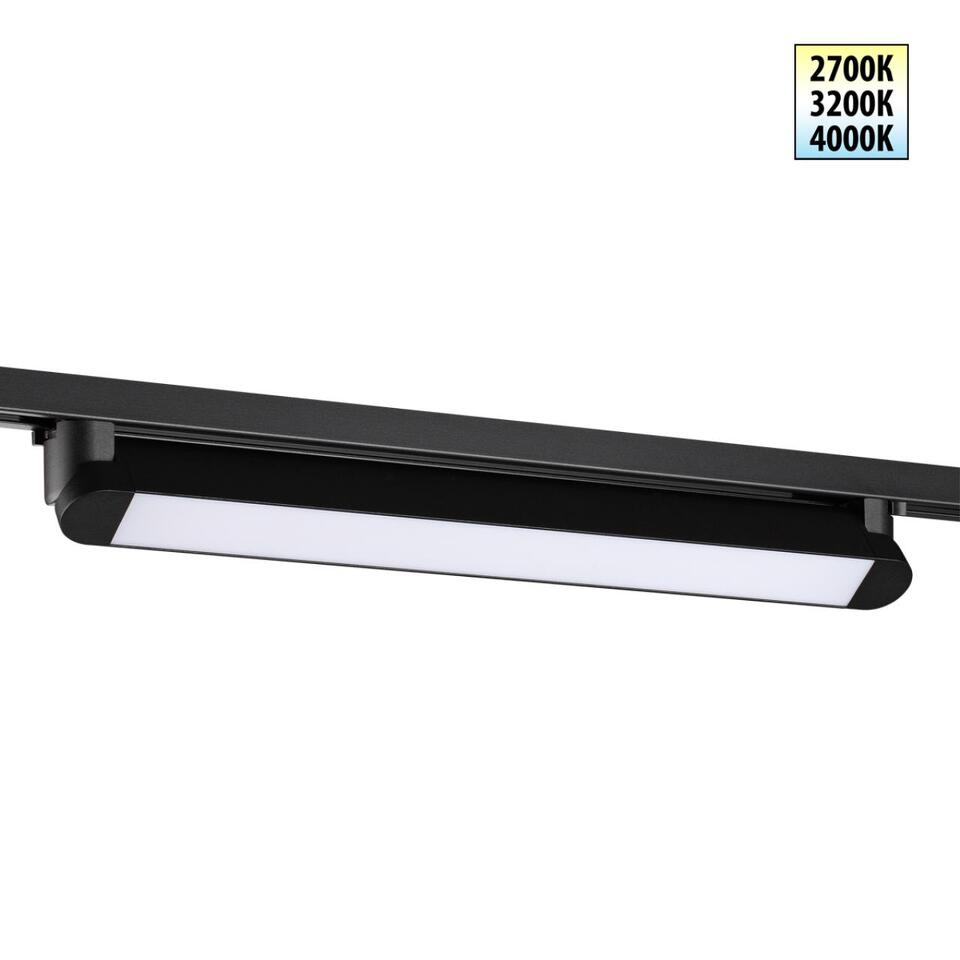 Фото №9  NOVOTECH 359792 PORT NT25 236 черный Светильник однофазный двухжильный трековый с переключ. цв. температуры IP20 LED 24W 180-265V 2700К/3200К/4000К ITER
