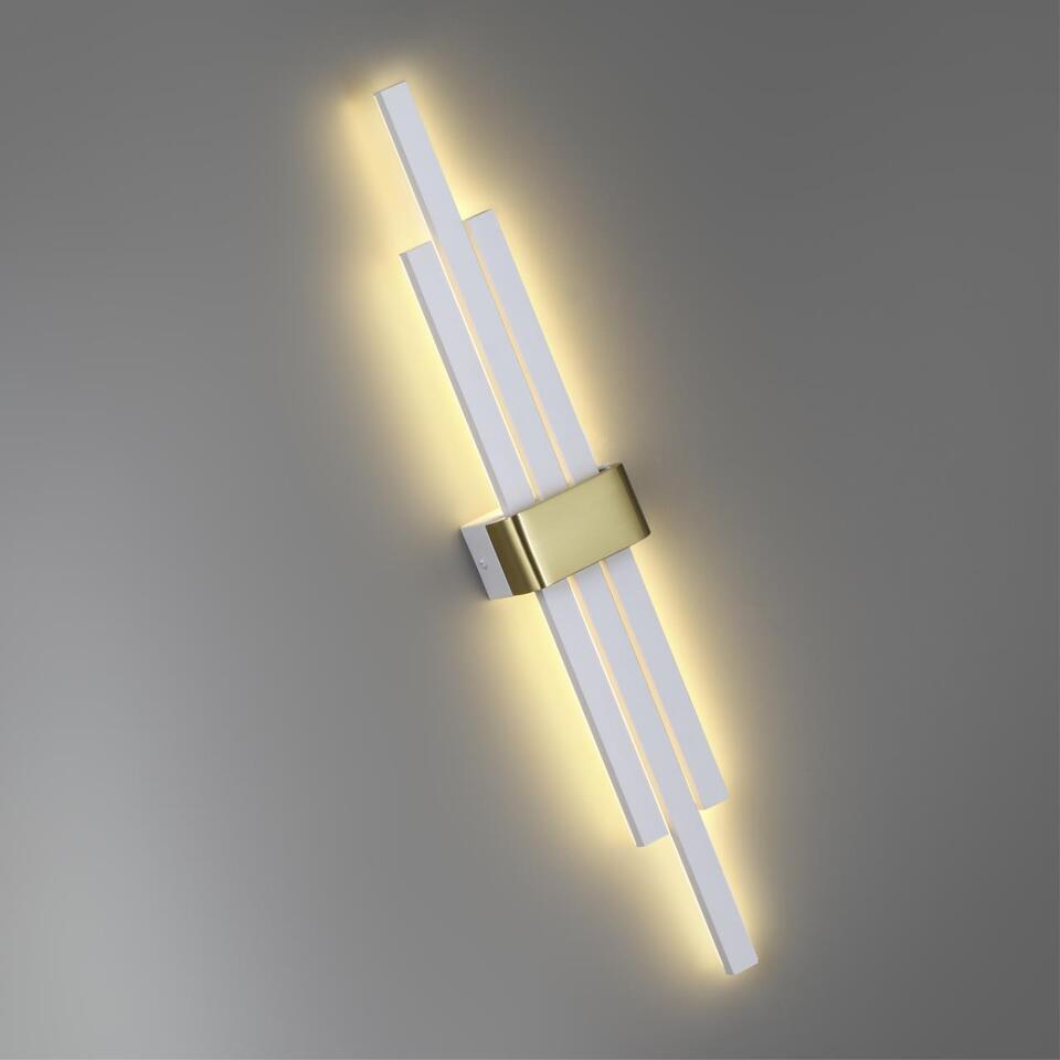 Фото №4  LUMION 5686/18WL LEDIO LN26 444 золотой, белый Настенный светильник LED 21W 3000K 220V TOVE
