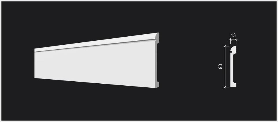 Фото №5  Плинтус Decor-dizayn DD715/Плинтус (90х13x2000мм)/20, шт