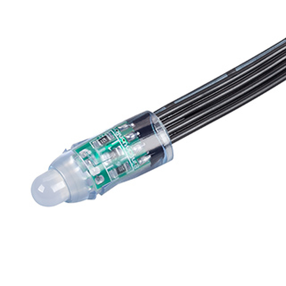 Фото №1  Arlight Модуль герметичный ARL-UVR-D12 12V RGB (0.3W, IP67, 90 deg) ( Пластик, 5 лет)