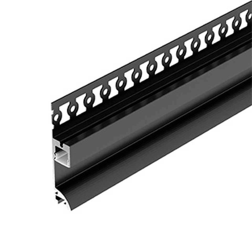 Фото №1  Arlight Профиль PLINTUS-FANTOM-L-2000 BLACK ( Алюминий)