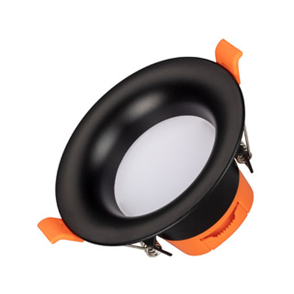 Фото №1  Arlight Светильник MS-BLIZZARD-BUILT-R102-8W Warm3000 (BK, 100 deg, 230V) ( IP20 Металл, 3 года)