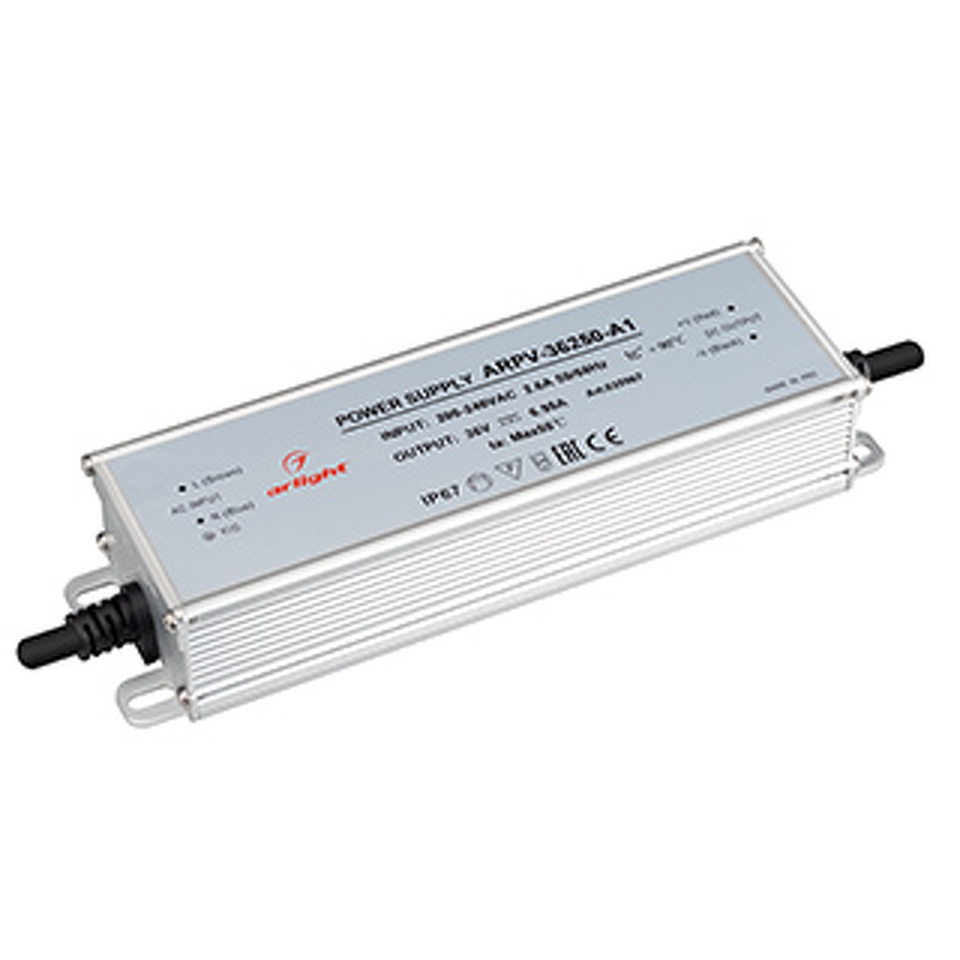 Фото №1  Arlight Блок питания ARPV-36250-A1 (36V, 6.95A, 250W) ( IP67 Металл, 3 года)
