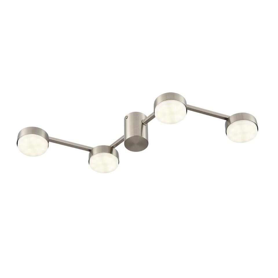 Фото №7  Люстра LUMION 8116/4C COMFI LN26 250 никель, металл Люстра потолочная LED GX53 4*7W 220V SANATA