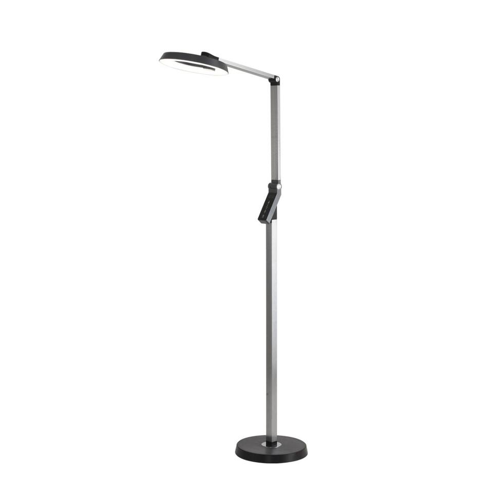 Фото №8  Торшер LUMION 8332/15FL LEDIO LN26 458 темно-серый, металл/пластик Торшер LED 15W 3000/4000/6000K ССТ/диммер/LCD 220-240V GENRI