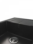 Превью фото №10  Teymi Мойка для кухни 62х48 черная матовая Hanna Smart T120112