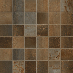 Фото ASCOT Мозаика MIX STEELWALK RUST RETT ( 36PZ ) 29,6X29,6