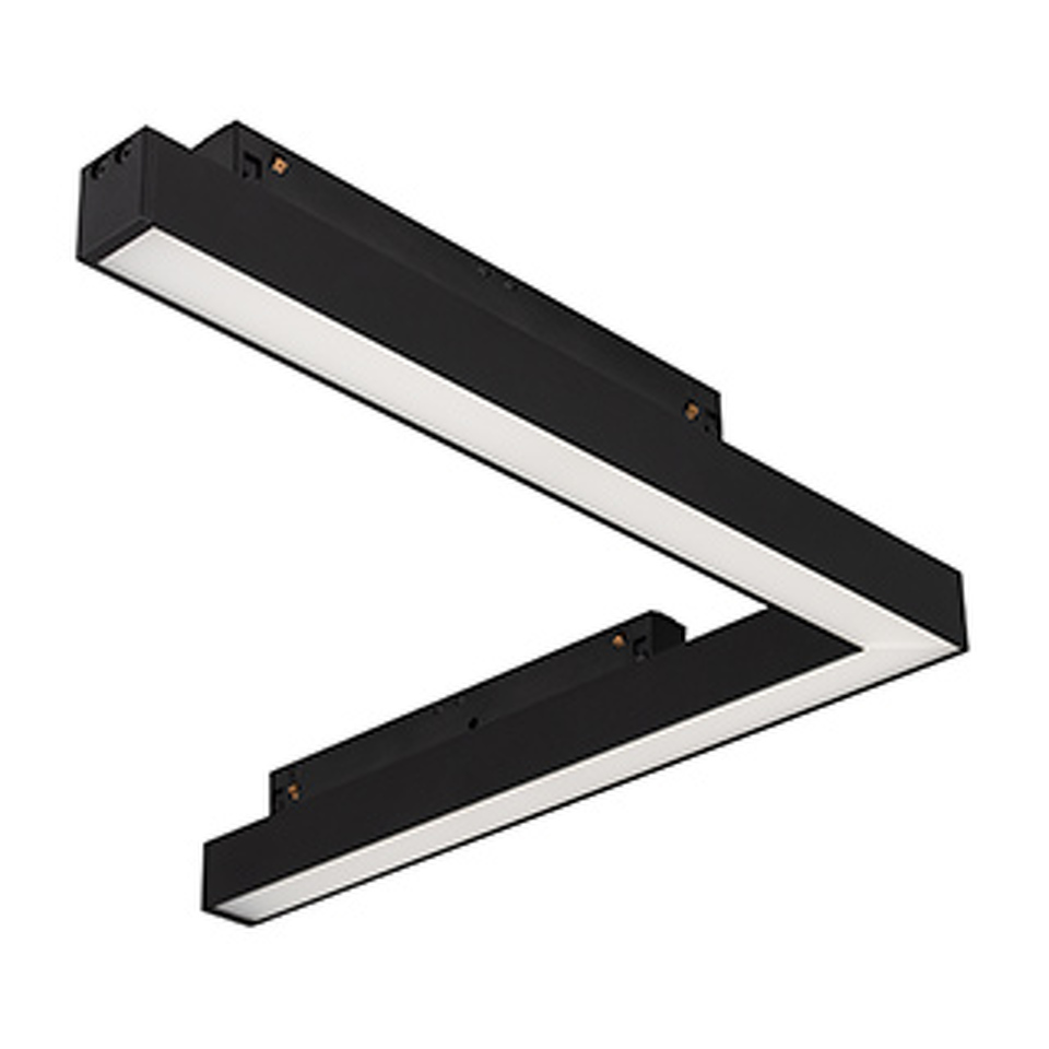 Фото №1  Arlight Светильник MAG-ORIENT-FLAT-ANGLE-L295-18W Warm2700 (BK, 100 deg, 48V) ( IP20 Металл, 5 лет)