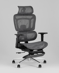 Превью фото №2  Кресло офисное TopChairs Nimbus серый