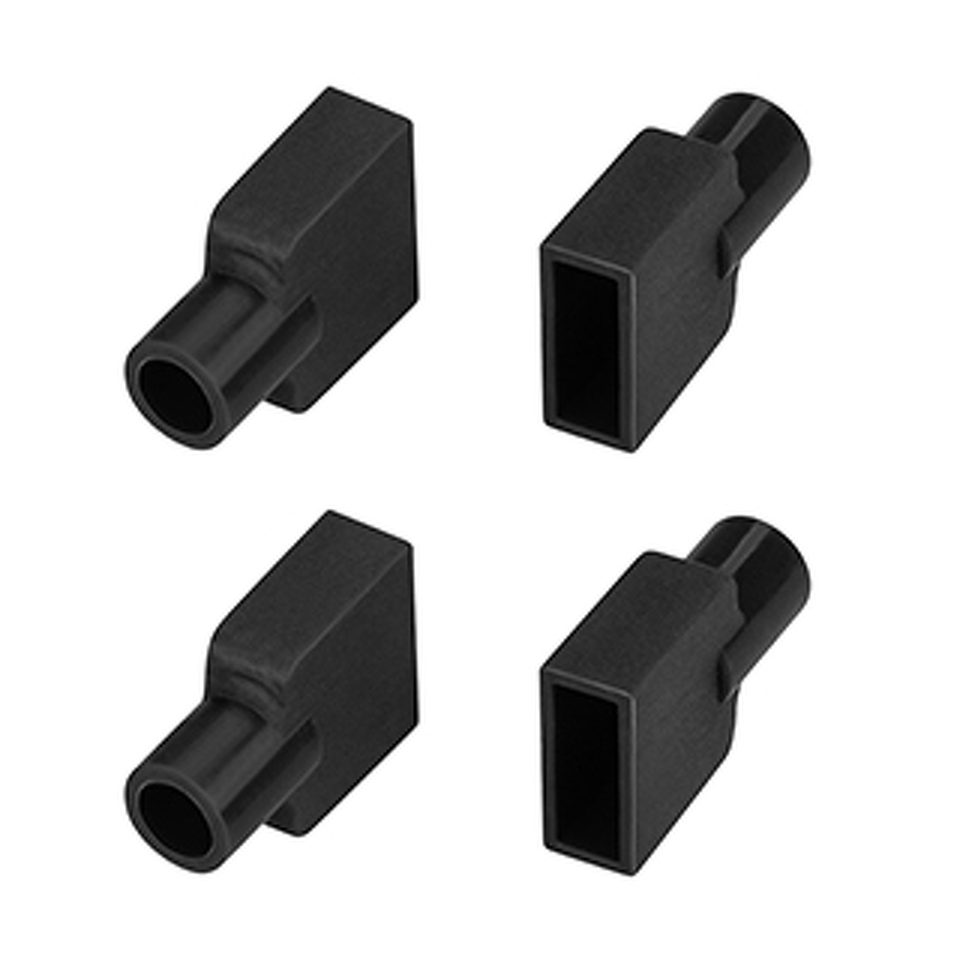 Фото №1  Arlight Заглушка WPH-FLEX-0612-SIDE BLACK с отверстием ( Силикон)