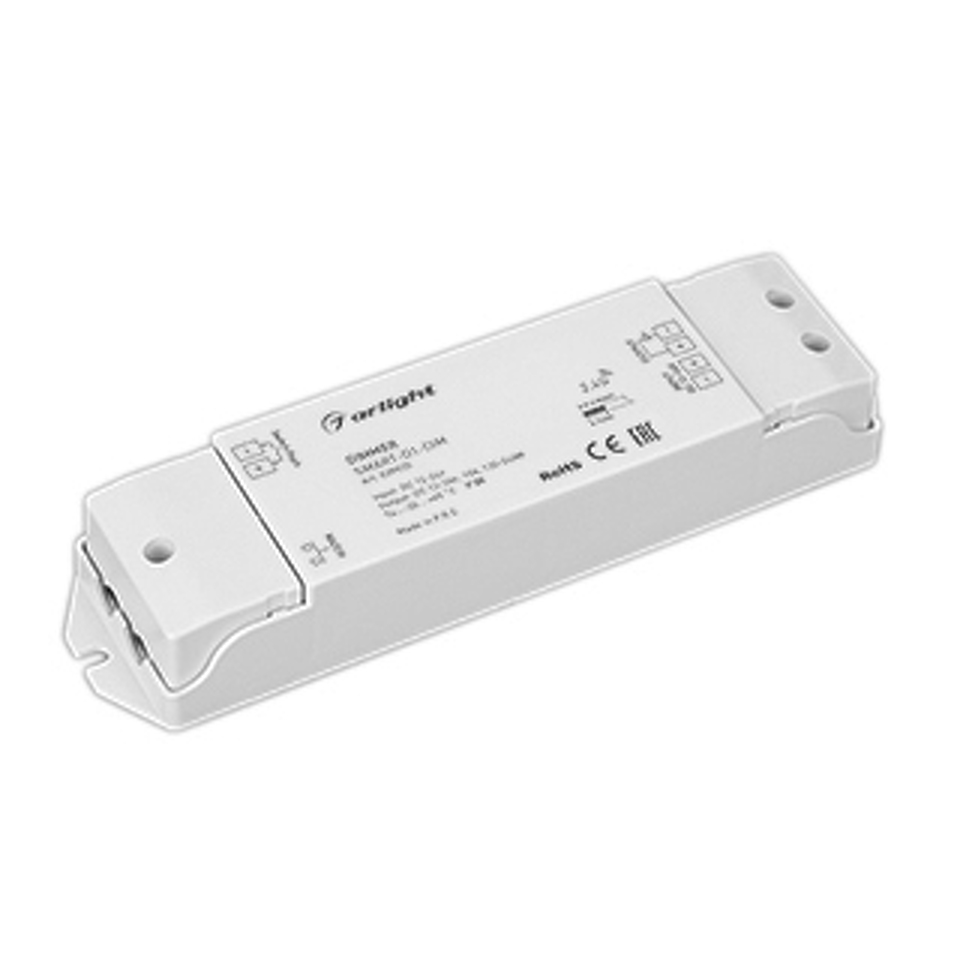 Фото №1  Arlight Диммер SMART-D1-DIM (12-24V, 1x10A, 2.4G) ( IP20 Пластик, 5 лет)