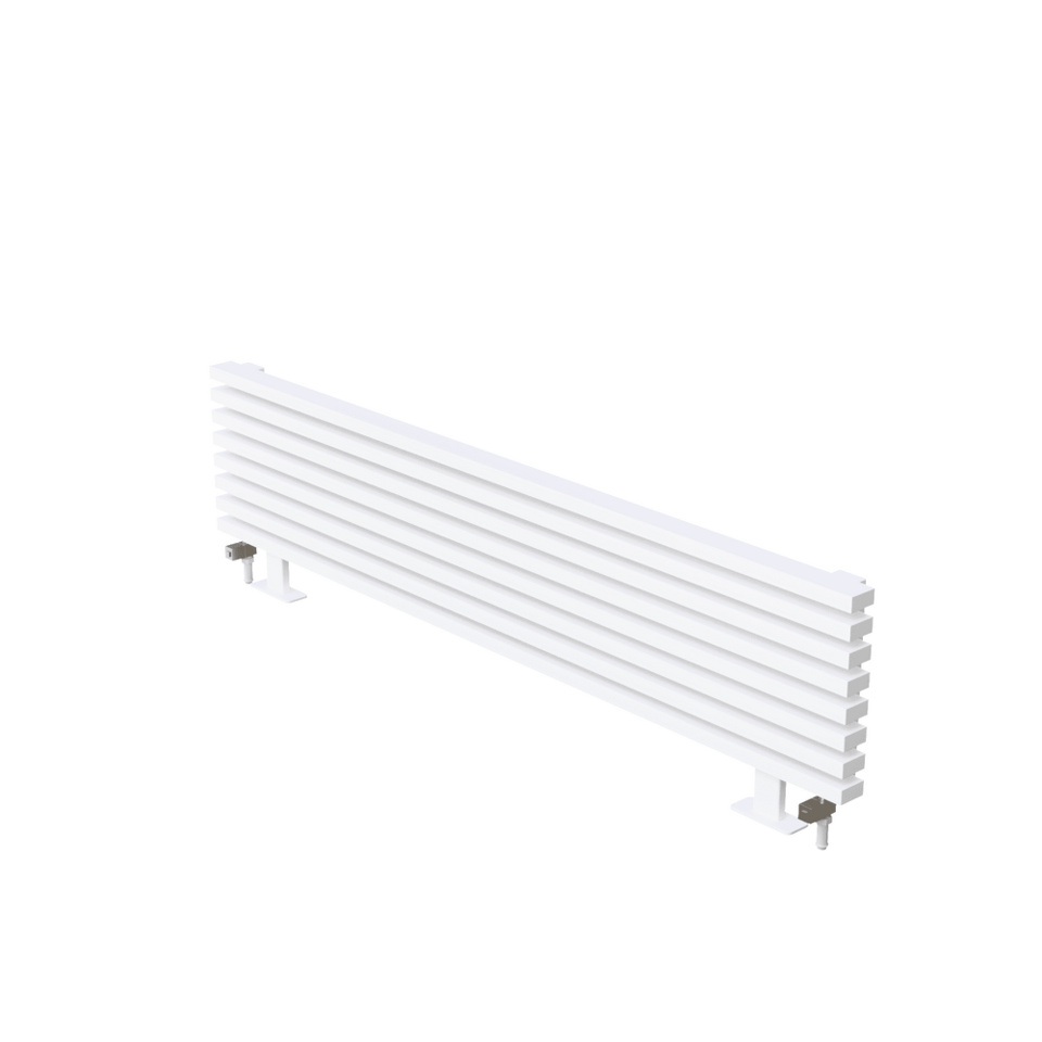 Фото №4  Радиатор Asthetik  Alpha HN 30x60 1250 -7, Низ лево, 9016 RAL белый мат