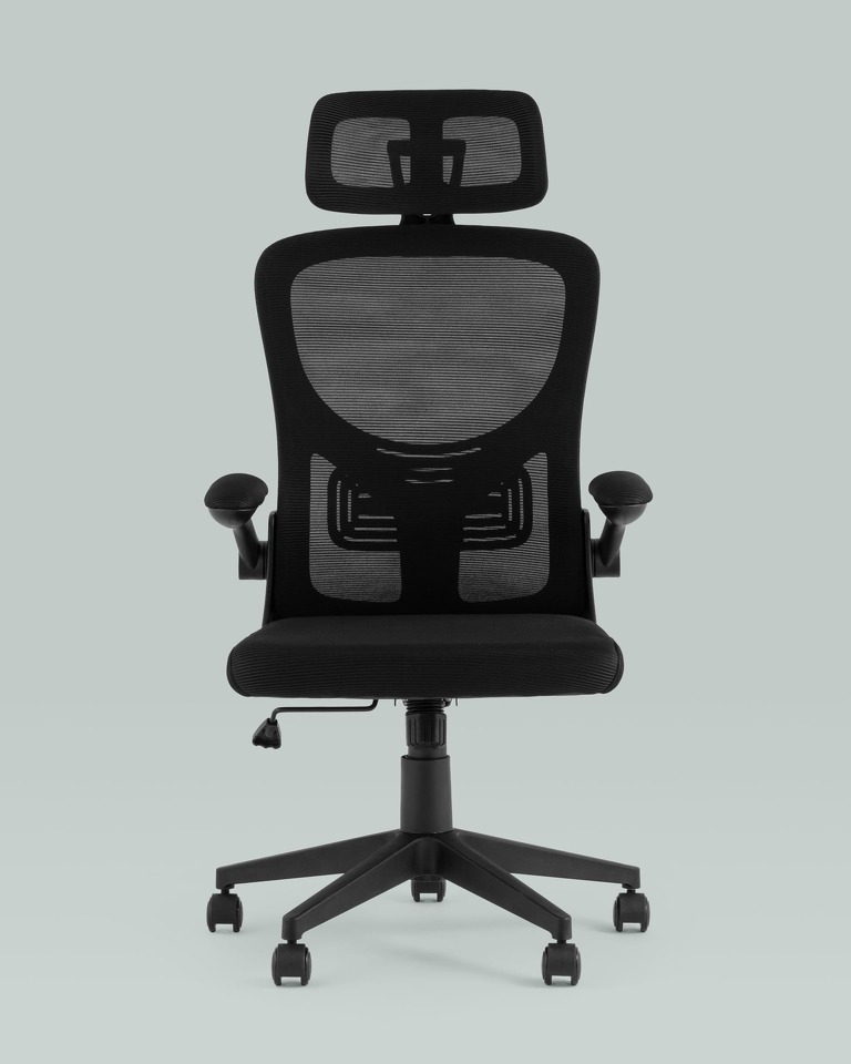 Фото №10  Кресло Кресло офисное TopChairs Airone черный