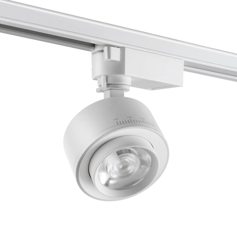 Фото №7  NOVOTECH 358943 PORT NT22 218 белый Светильник трековый однофазный трехжильный IP20 LED 4000К 15W 220V EDDY