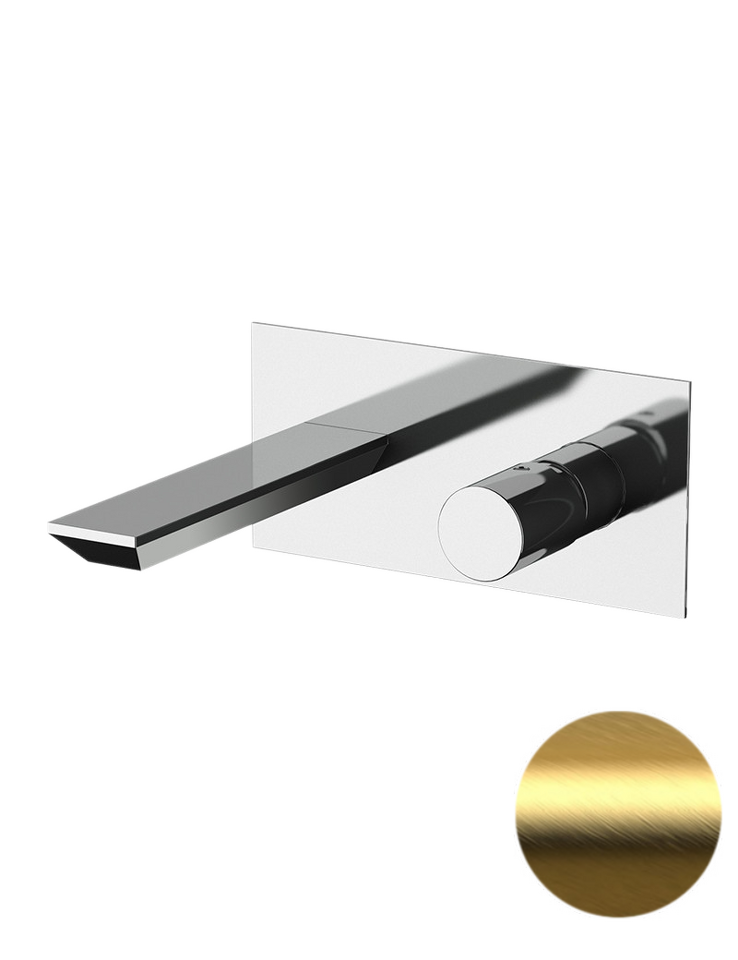 Фото №2  Смеситель для раковины Remer Edge EG515BG, золото брашированное