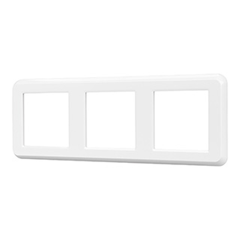 Фото №1  Рамка Arlight Рамка пластиковая FRM-VERSA-PL-3-WH ( -)
