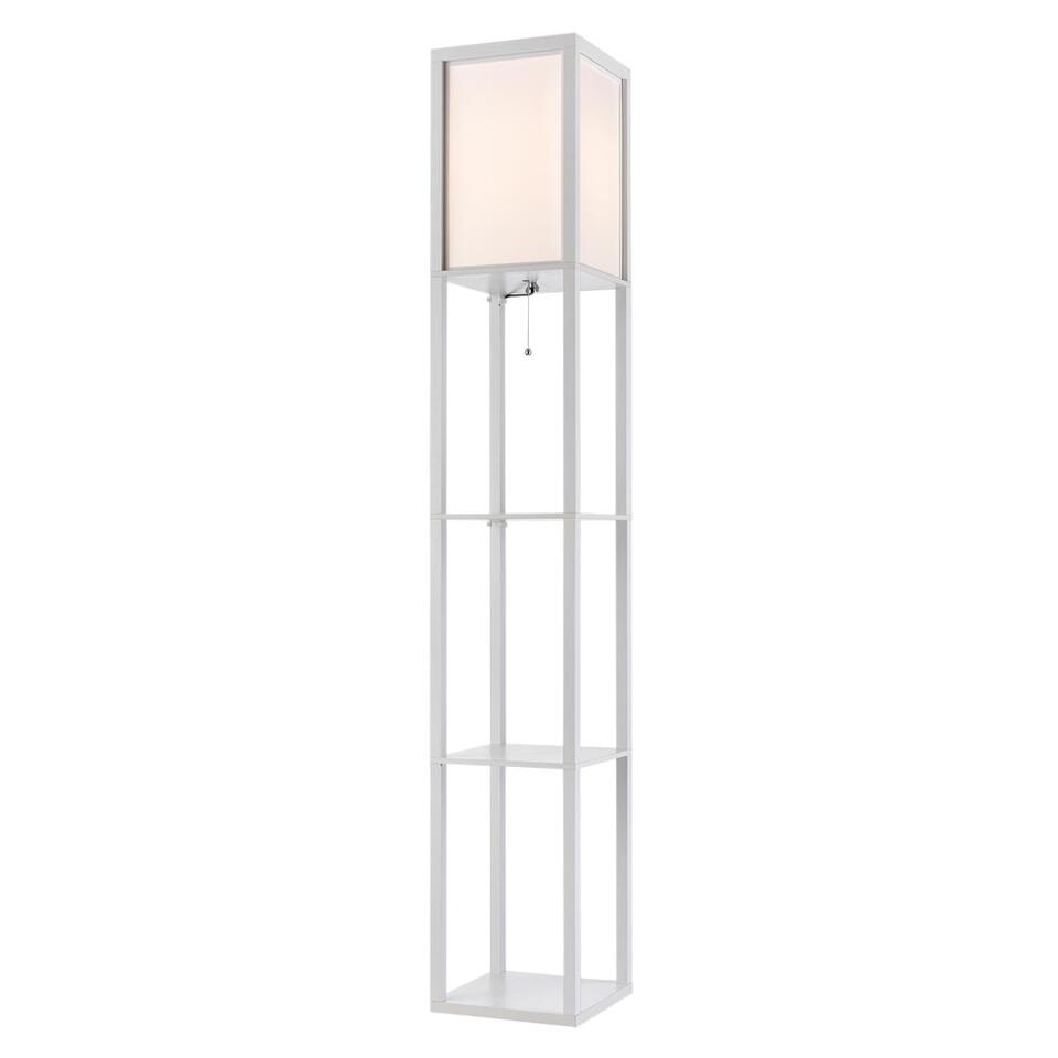 Фото №12  Торшер LUMION 8089/1F COMFI LN26 459 белый, дерево/текстиль Торшер Е27 1*60W 220V PRACTIC