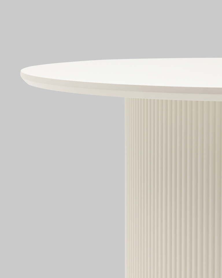 Фото №8  Стол обеденный Ballet 100*75 молочный