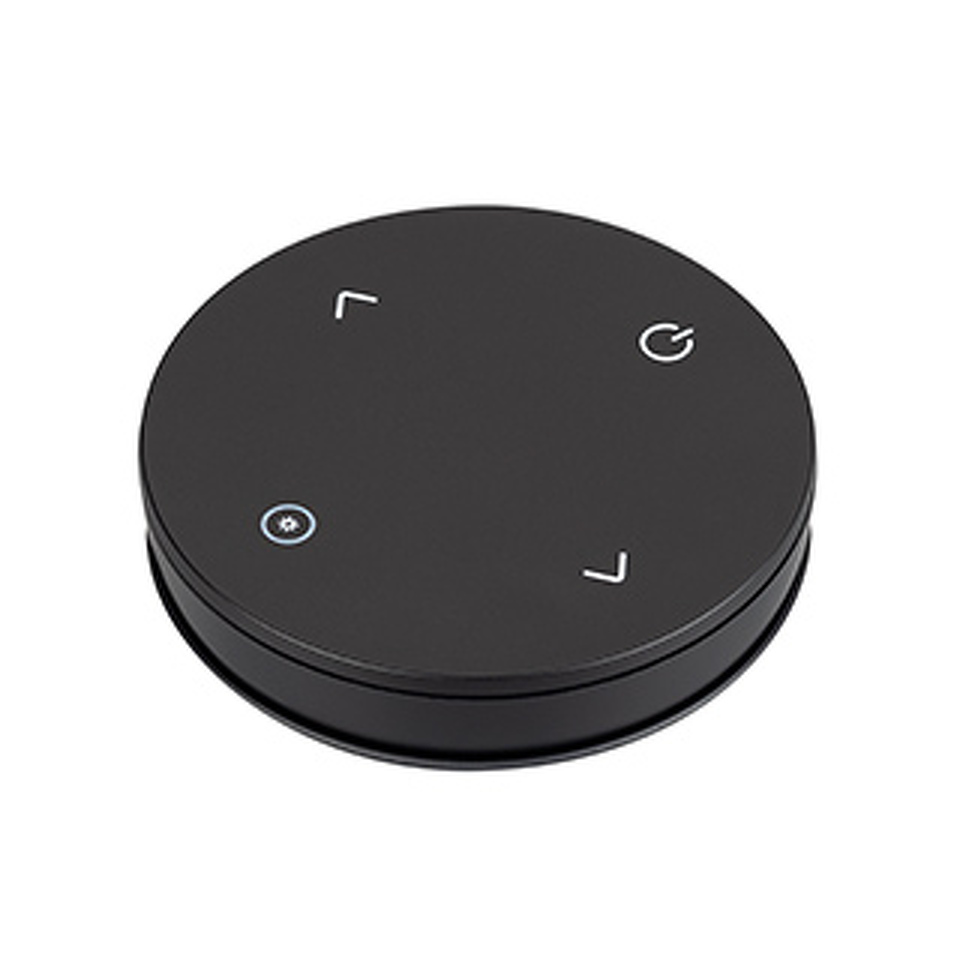Фото №1  IARL INTELLIGENT ARLIGHT Пульт SMART-801-22-1G-DIM Black (3V, Magnet, 2.4G) ( IP20 Пластик, 5 лет)