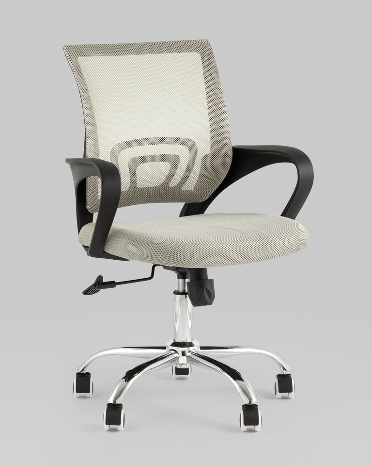 Фото №10  Кресло Кресло офисное TopChairs Simple New серый