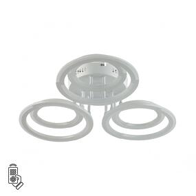 Фото LUMION 8028/80CL LEDIO LN25 000 белый, металл/акрил Потолочный светильник с ПДУ LED 80W 3000-6000К 220V OSAKA