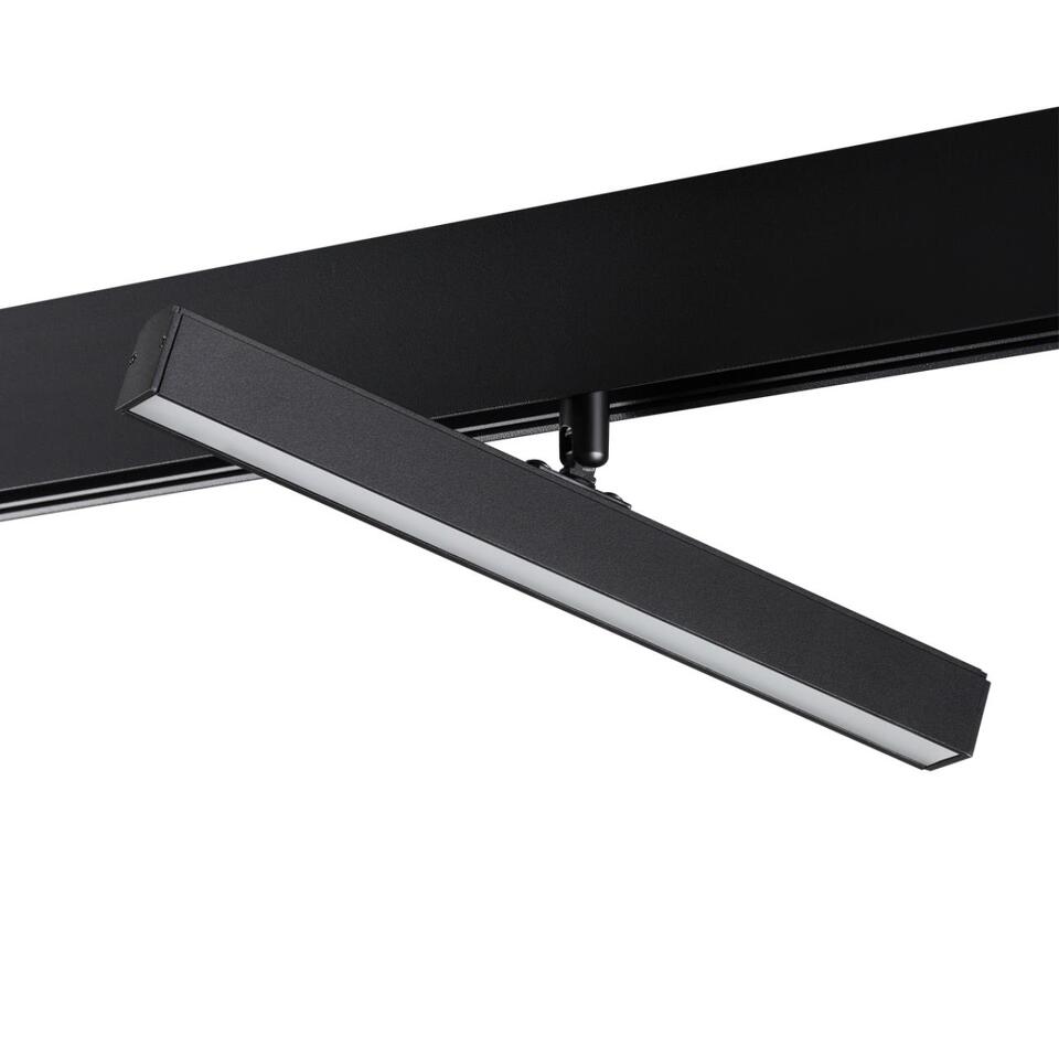 Фото №7  NOVOTECH 358612 SHINO NT21 045 черный Трековый светильник для низковольного шинопровода IP20 LED 4000K 12W 48V FLUM