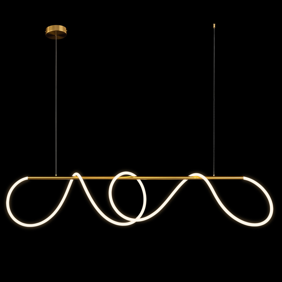Фото №8  Подвесной светильник 10388P/B Brass Подвесной светильник LOFT IT Thread