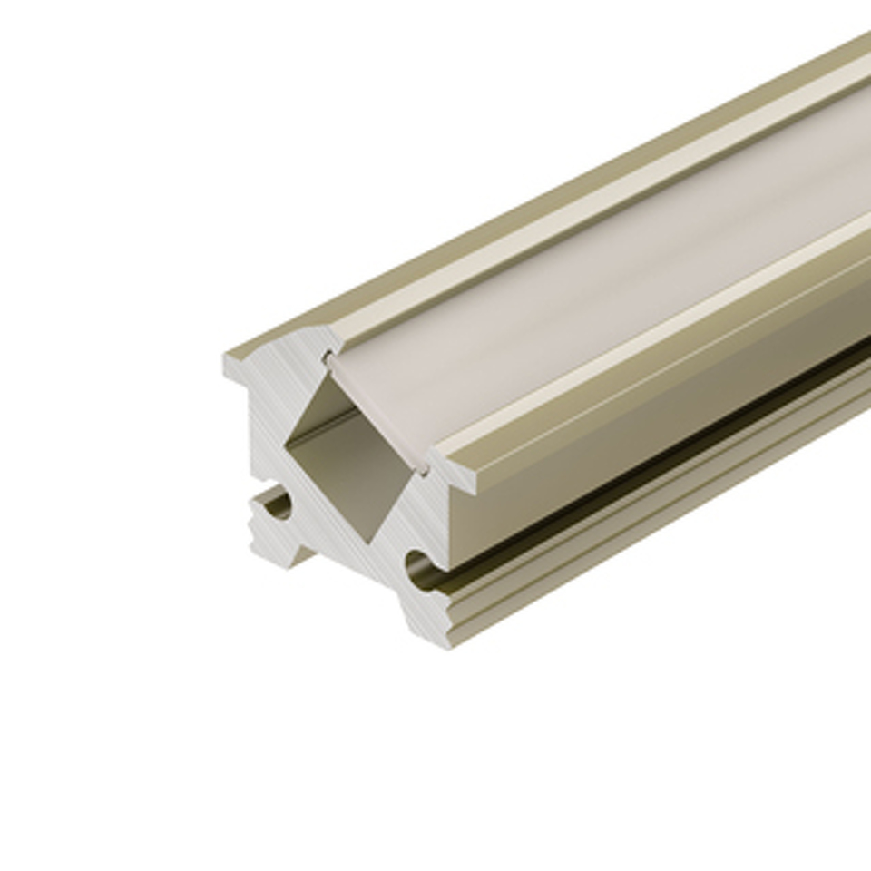 Фото №1  Arlight Профиль SL-BEVEL-H12-F13-2000 ANOD OLIVE GREY ( Алюминий)
