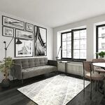 Превью фото №7  Диван Top concept Монако диван-кровать прямой с подлокотниками, трехместный, бархат серый 27