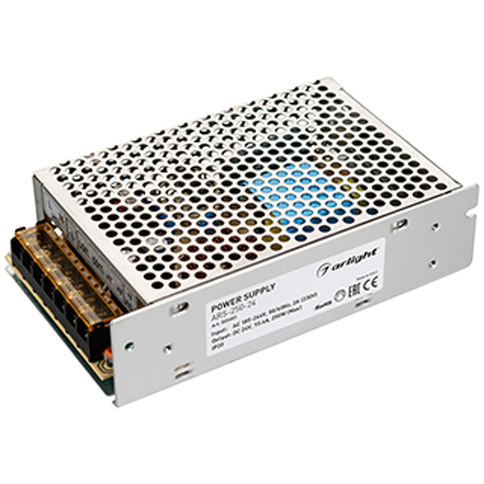 Фото №1  Arlight Блок питания ARS-250-24 (24V, 10.4A, 250W) ( IP20 Сетка, 2 года)