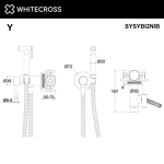 Превью фото №3  Внешняя часть WHITECROSS SYSYBI2NIB (брашированный никель)