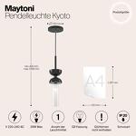 Превью фото №4  Подвесной светильник Подвесной светильник Maytoni MOD178PL-01B