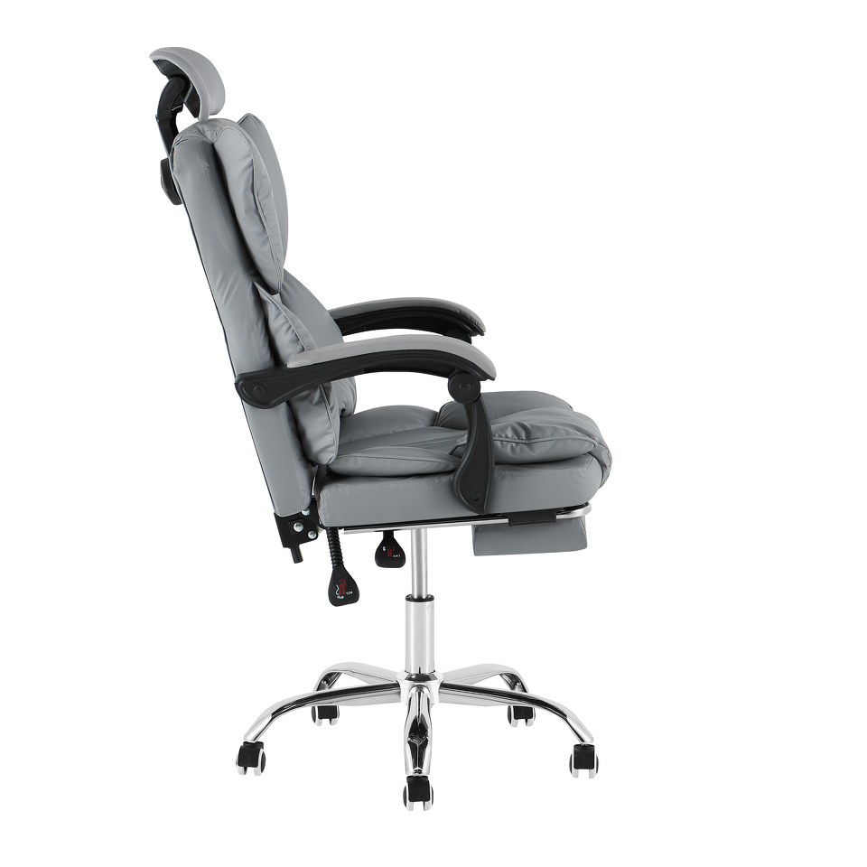 Фото №5  Кресло руководителя TopChairs Siento серый