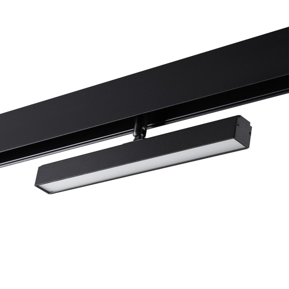 Фото №7  NOVOTECH 358612 SHINO NT21 045 черный Трековый светильник для низковольного шинопровода IP20 LED 4000K 12W 48V FLUM