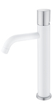 Превью фото №1  Boheme Смеситель STICK для умыв. выс. WHITE TOUCH CHROME_Комплект