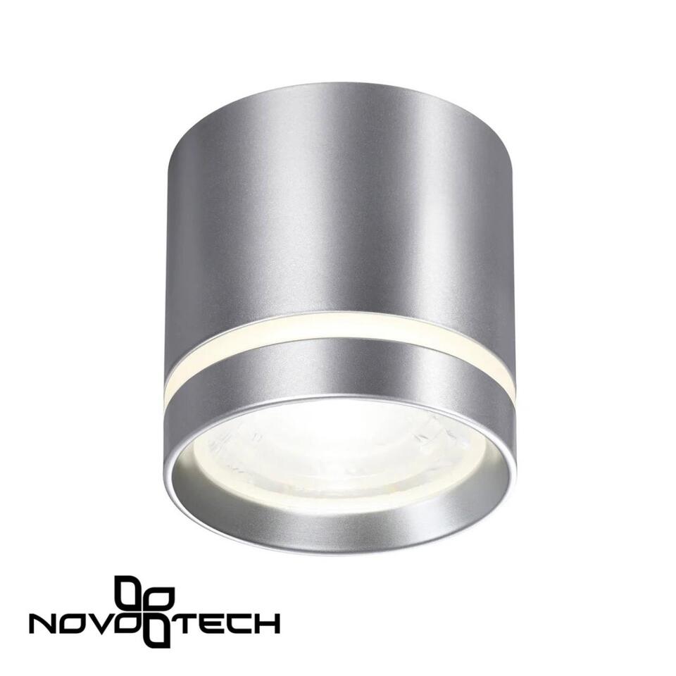 Фото №3  NOVOTECH 358493 OVER NT20 394 серебро Светильник накладной IP20 LED 4000K 12W 220V ARUM