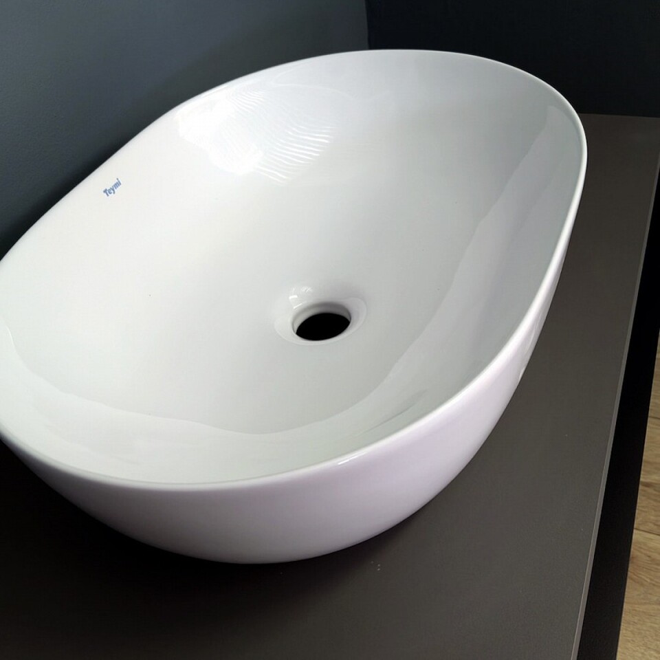 Фото №15  Раковина Teymi Раковина Solli 48 artceramic, накладная, белая T50208