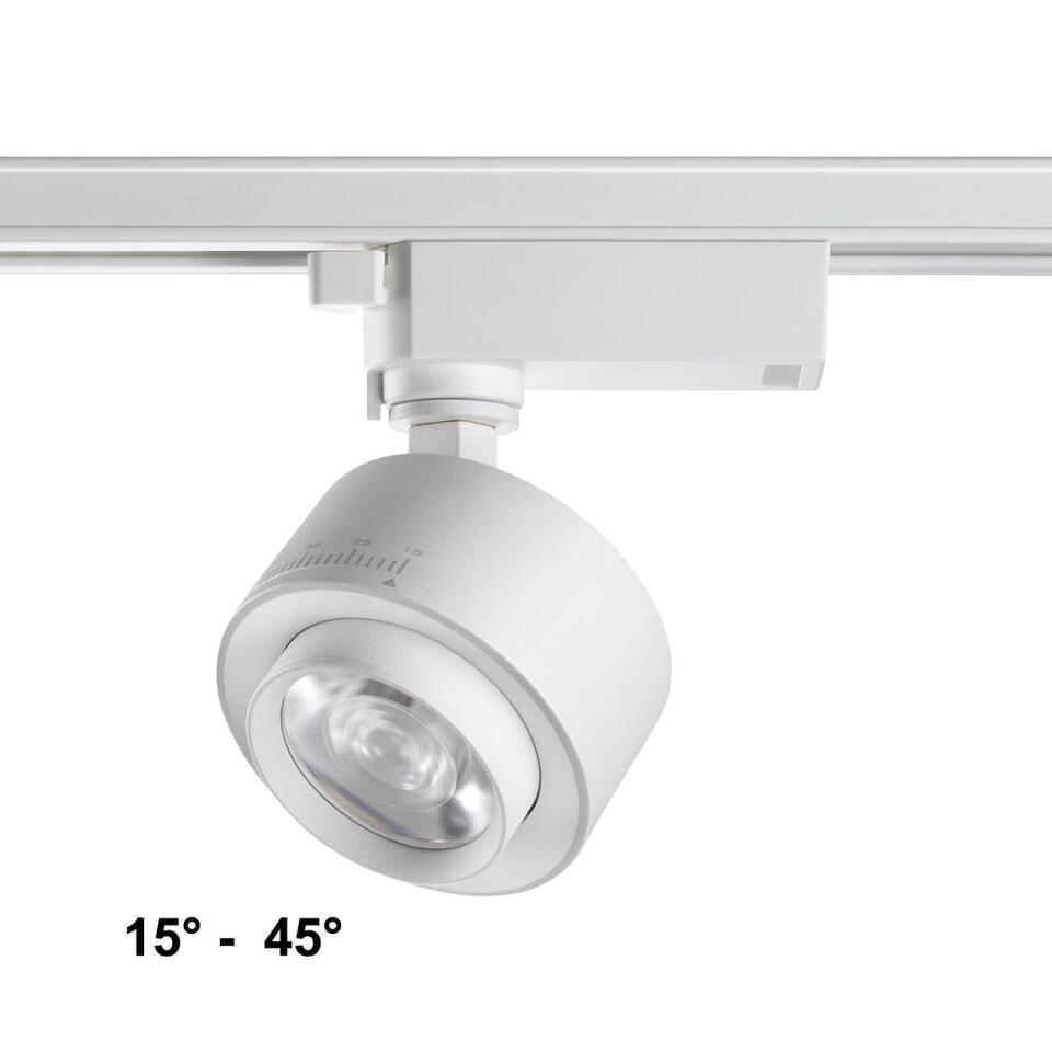 Фото №7  NOVOTECH 358943 PORT NT22 218 белый Светильник трековый однофазный трехжильный IP20 LED 4000К 15W 220V EDDY