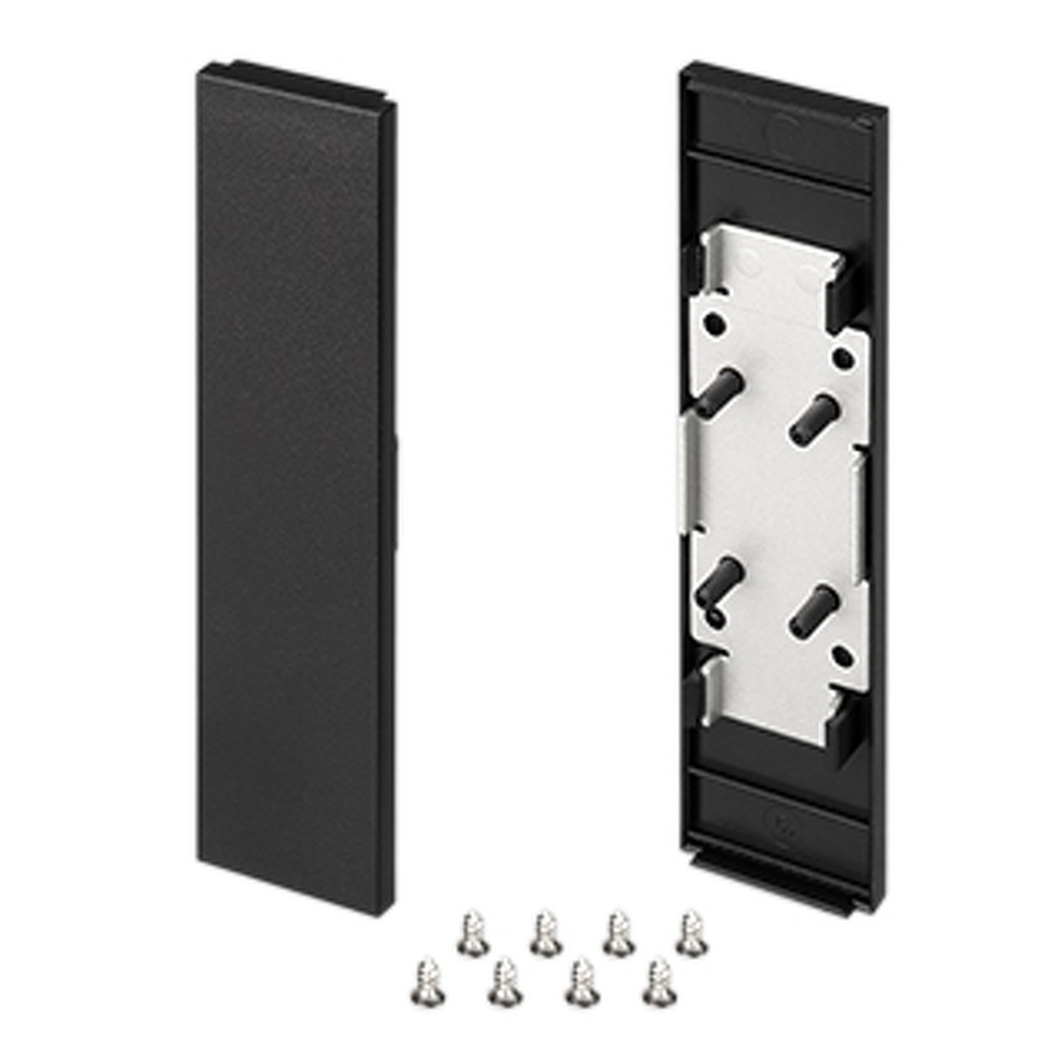 Фото №1  Arlight Заглушка SL-LINE-25100-DUAL BLACK глухая ( Пластик)