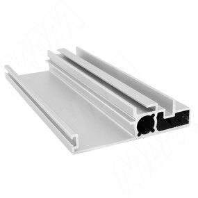 Фото Cinetto PS19 Вертик. профиль-ручка широк., серебро (анод), L-6000 (PR1973009PR)