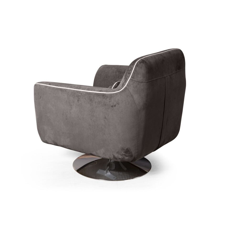 Фото №5  Кресло Top concept Кресло Марко, искусственная замша Breeze taupe