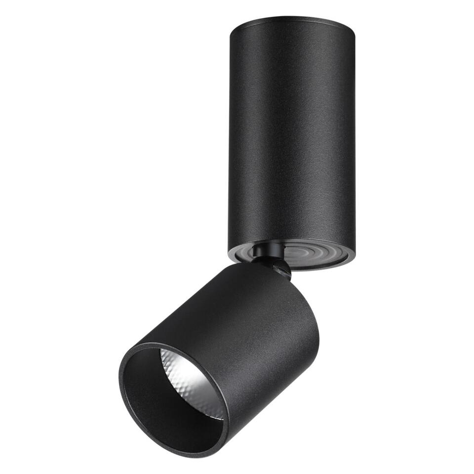 Фото №8  NOVOTECH 359317 OVER NT24 370 черный Светильник накладной светодиодный IP20 LED 10W 85-265V 3000K 1100Лм TUBO