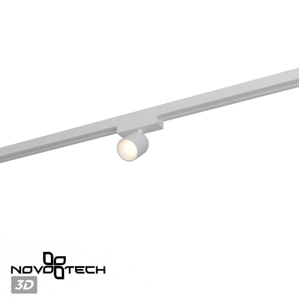 Фото №7  NOVOTECH 359810 PORT NT25 278 белый Светильник трековый однофазный трехжильный IP20 LED 10W 180-265V 4000К SOLETTE