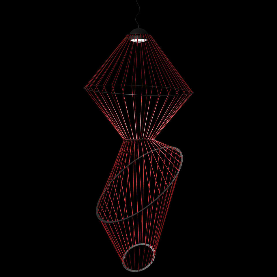 Фото №6  Подвесной светильник 10292/B Red Подвесной светильник LOFT IT Beam