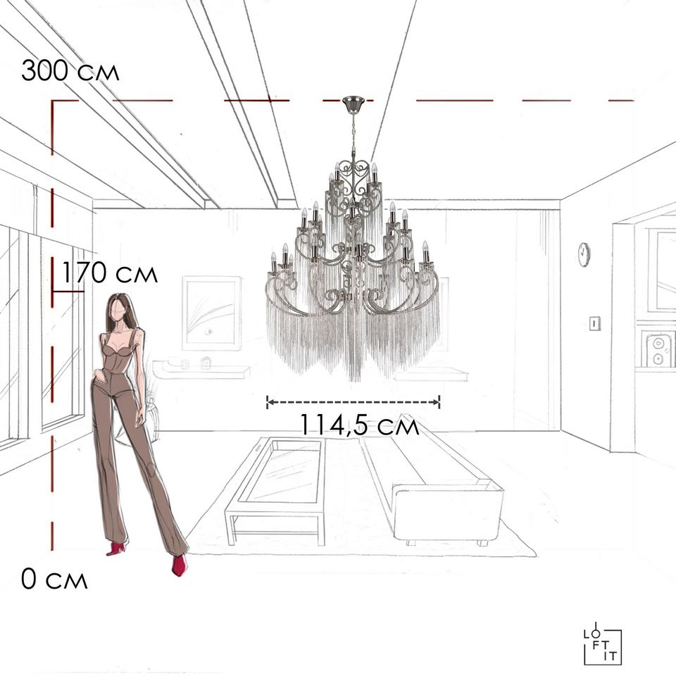 Фото №7  Люстра 10405/24 Подвесная люстра LOFT IT Wonderland