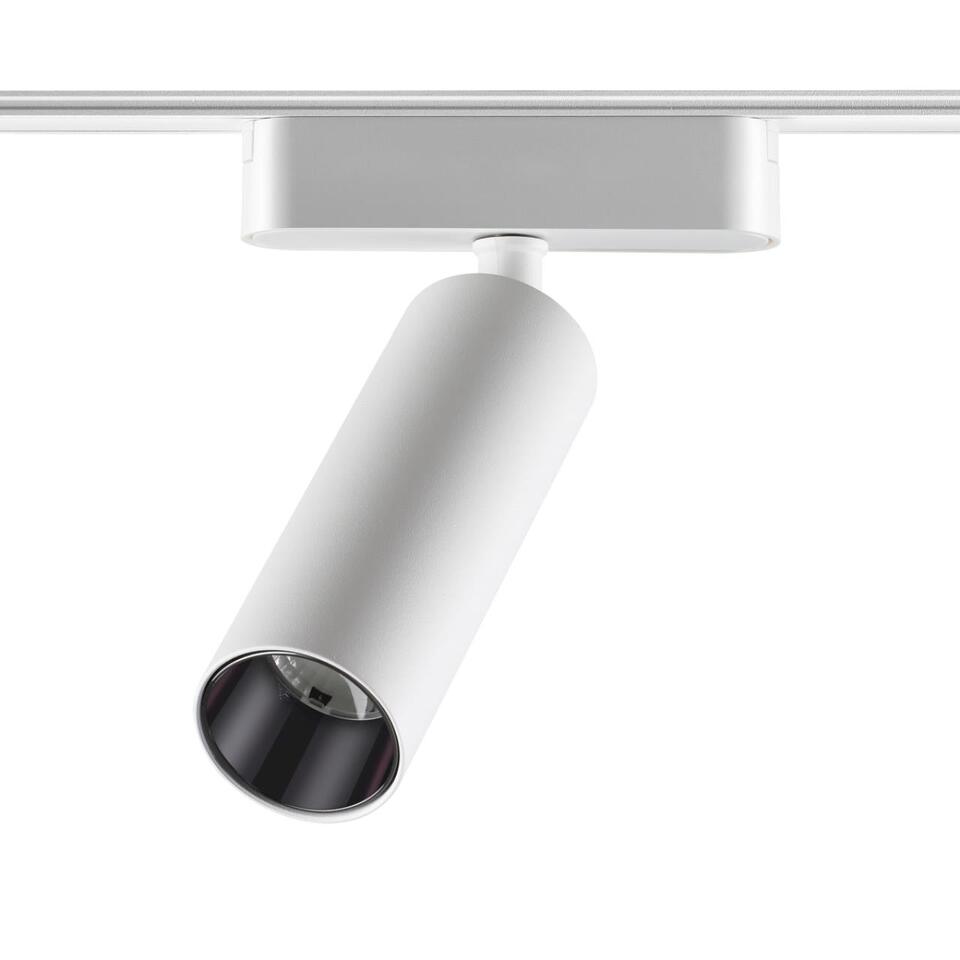 Фото №5  NOVOTECH 359257 SHINO NT23 185 белый Трековый светильник для низковольтного шинопровода IP20 LED 15W 48V 1275Лм 3000К SMAL