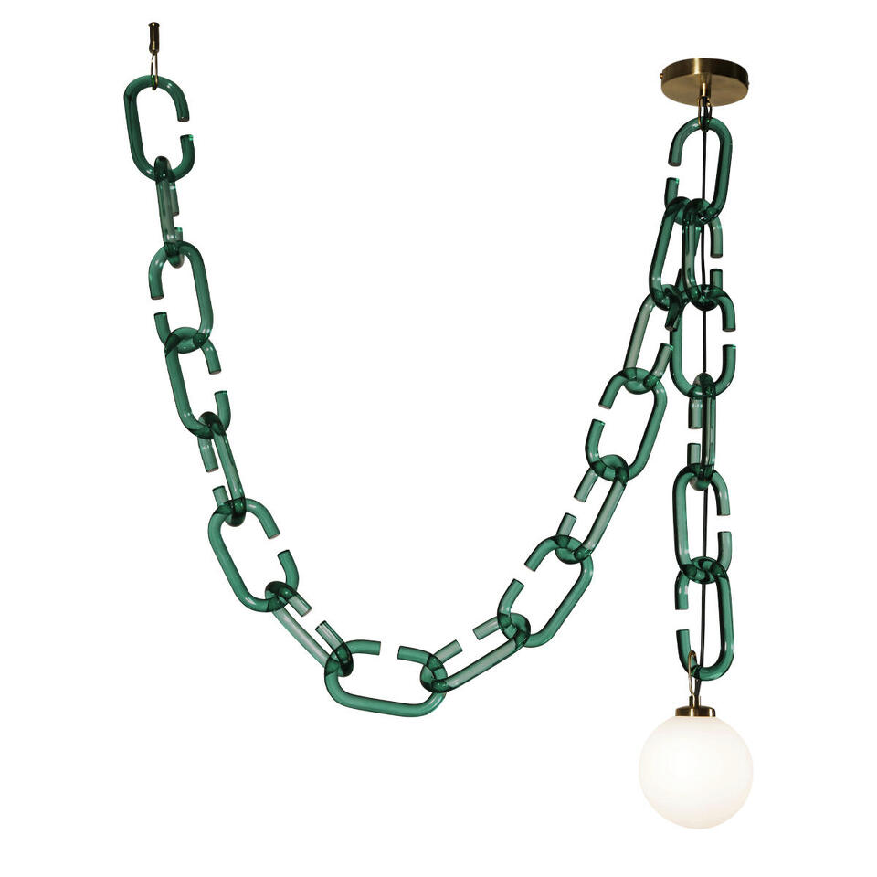 Фото №5  Подвесной светильник 10128C Green Подвесной светильник LOFT IT Chain